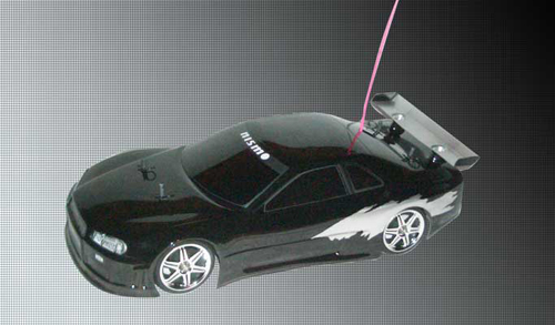 Modellauto airbrush design